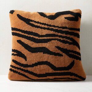 PAIR OF CB2 20" THROW PILLOW TYGRA TIGER PRINT